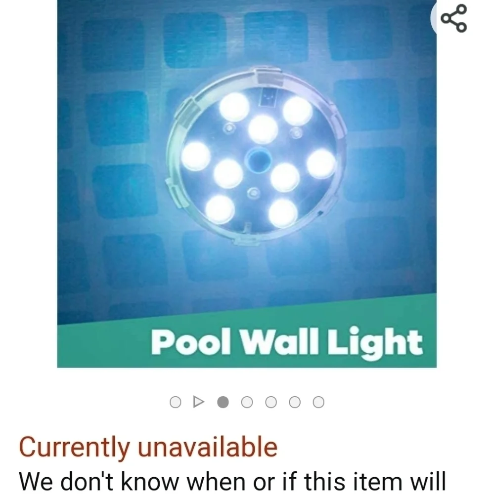 Color Changing Pool Light - Picture 2 of 10
